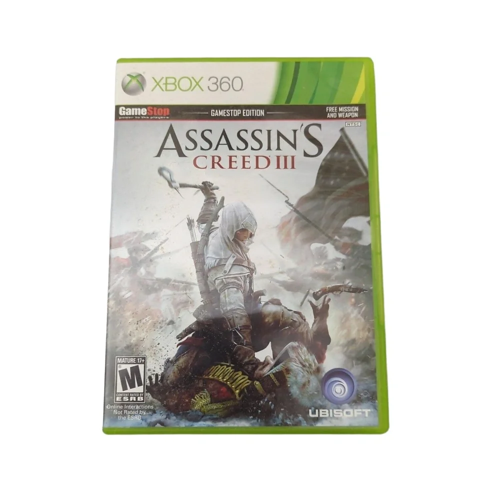 MicroSoft Xbox 360 Assassin’s Creed‎ 3 Tested Complete With Manual